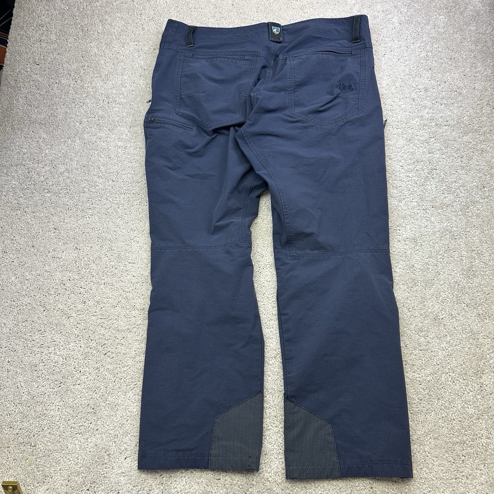 Kuhl Klash Pants Softshell Hiking Outdoor Water Resistant Navy Mens 38x30